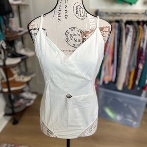 Elegant White Camisole Top